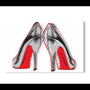 FIRE IN YOUR NEW SHOES Canvas by Oliver Gal